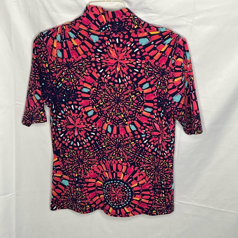 🌟3 for $25🌟 Rafaella Women’s Vibrant Bold Patterned Top - Picture 2 of 12